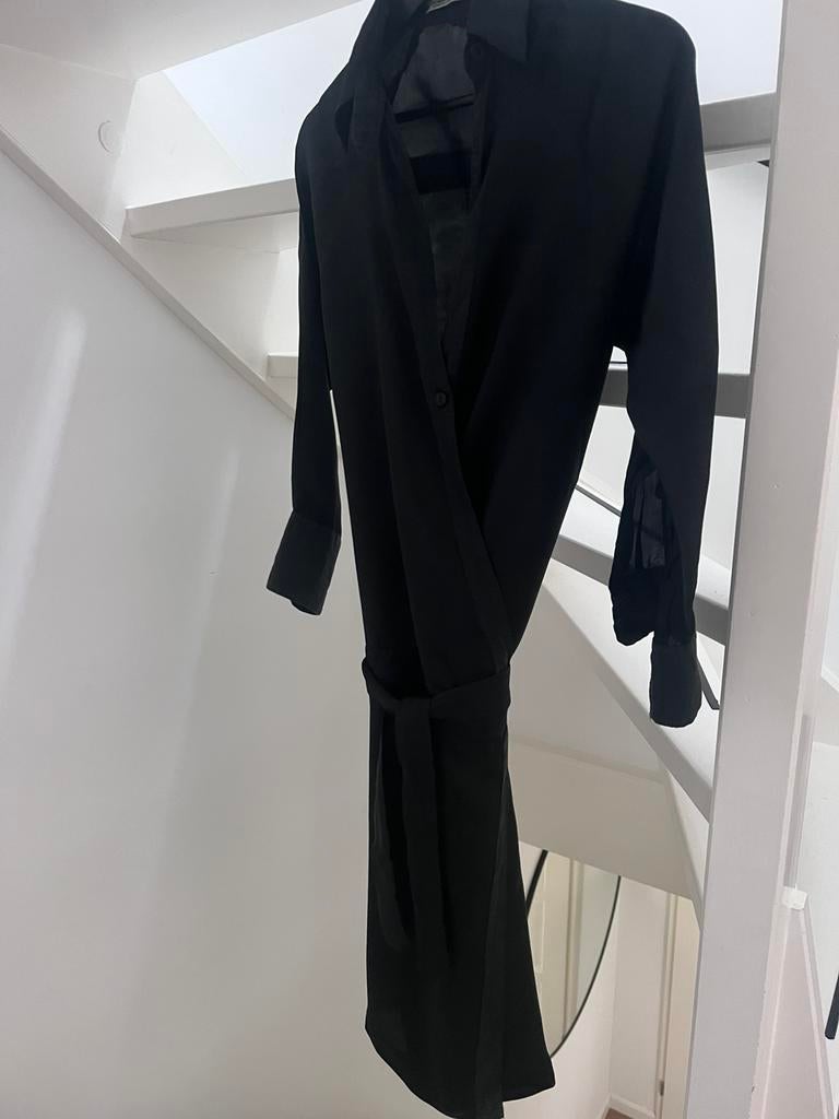 Humanoid zwarte jurk 100% viscose, Kleding | Dames, Maat 38/40 (M), Zwart, Ophalen of Verzenden, Zo goed als nieuw