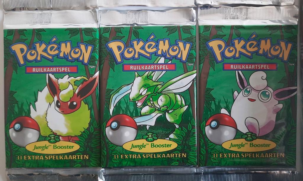 Pokémon - Jungle - Booster Packs - NL - Unlimited, Ophalen of Verzenden, Nieuw, Booster