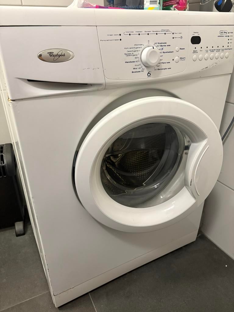 Whirlpool Wasmachine - Voorlader met diverse programma's, Gebruikt, Ophalen of Verzenden, Voorlader, 85 tot 90 cm