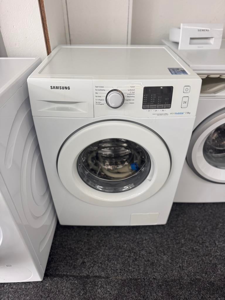 SAMSUNG 1400 ECO BUBBLE 7 KG met 1 jaar garantie, N, N, Refurbished, Ophalen of Verzenden