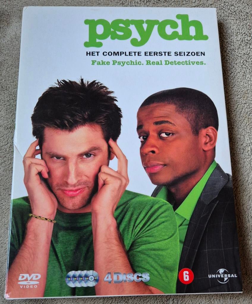 DVD: Psych het complete eerste seizoen, Boxset, Ophalen of Verzenden, Zo goed als nieuw, Komedie