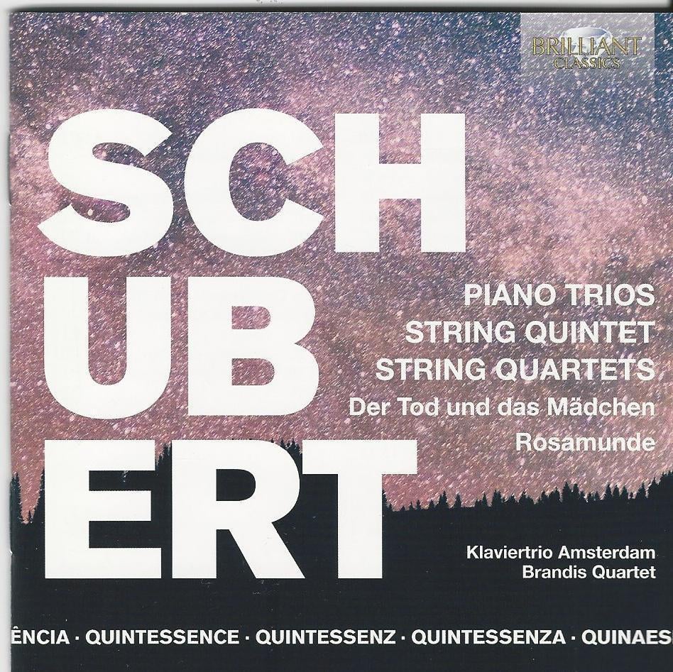 Schubert -Piano Trios,String Quintet & Quartets=5cdBOX=15,99, Ophalen of Verzenden, Classicisme, Zo goed als nieuw, Kamermuziek