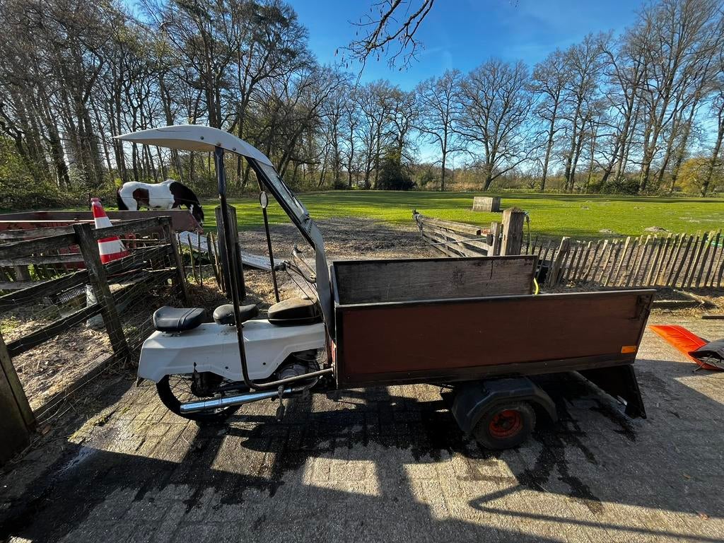 Bakfietsbrommer, Ophalen, Gebruikt