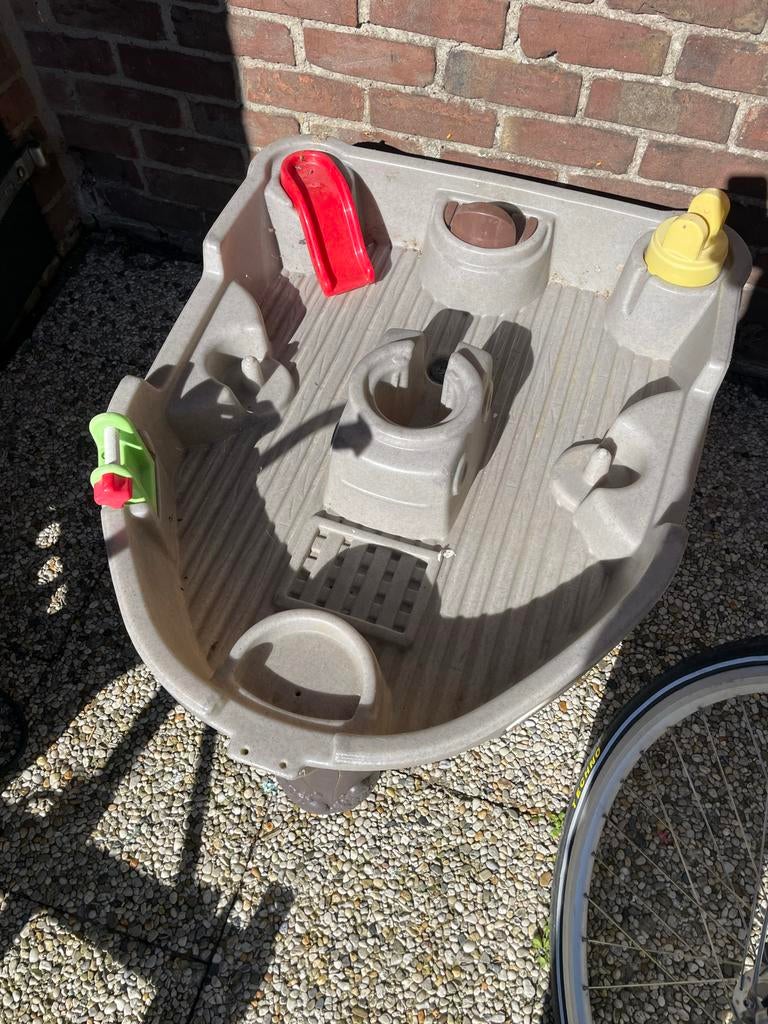 Zand- en watertafel in bootvorm, Kinderen en Baby's, Speelgoed | Buiten | Los speelgoed, Ophalen, Gebruikt