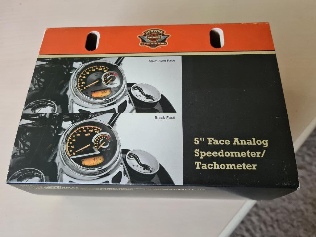 5 inch, combinatie van analoge snelheidsmeter/toerenteller,, Motoren, Onderdelen | Harley-Davidson, Nieuw, Ophalen of Verzenden
