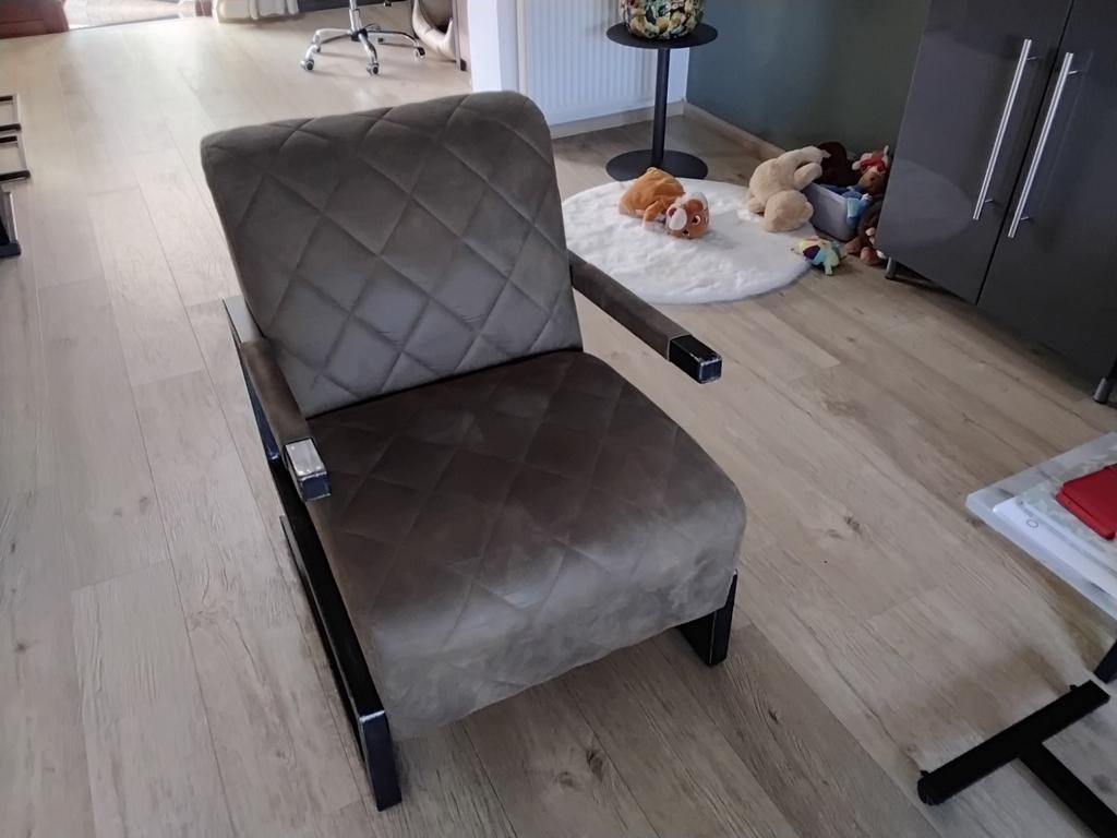 Industriele  Fateuil, Huis en Inrichting, Ophalen, Eenpersoons, 75 tot 100 cm, Zo goed als nieuw