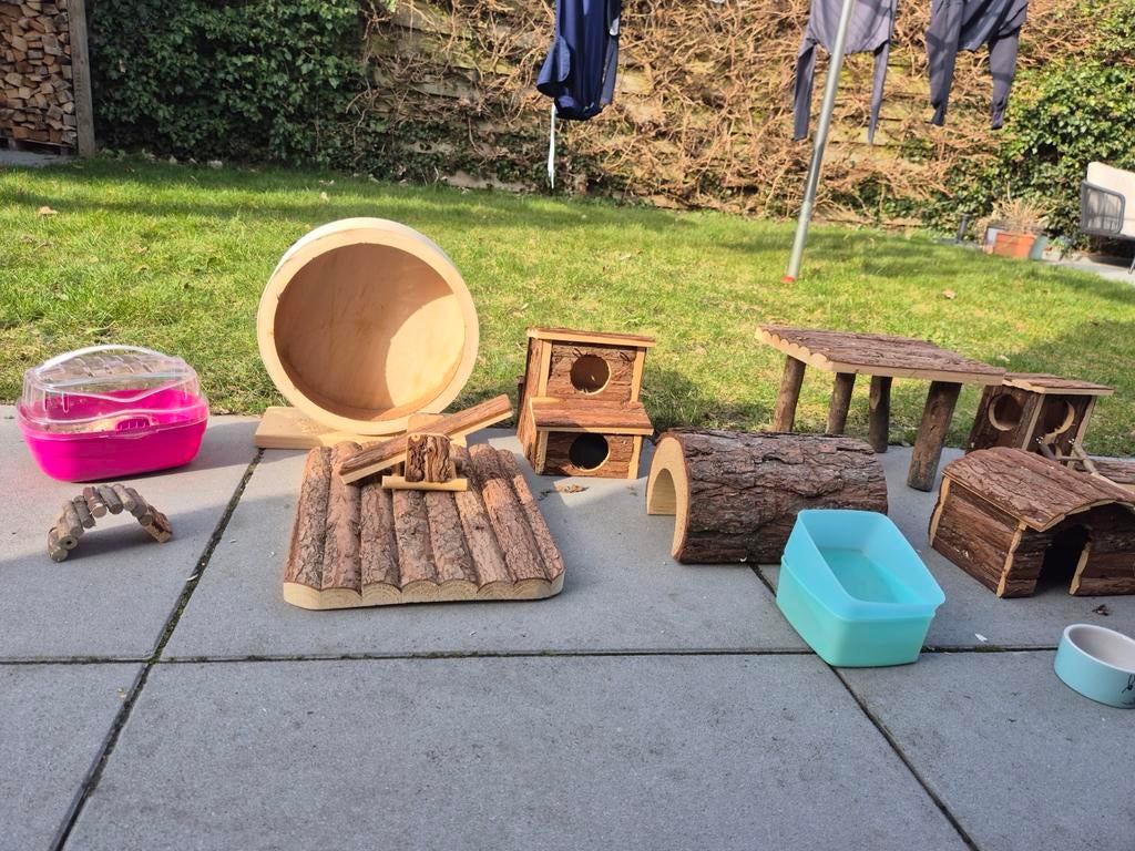 Hamster set volledig, Ophalen, Loopwiel of Rad