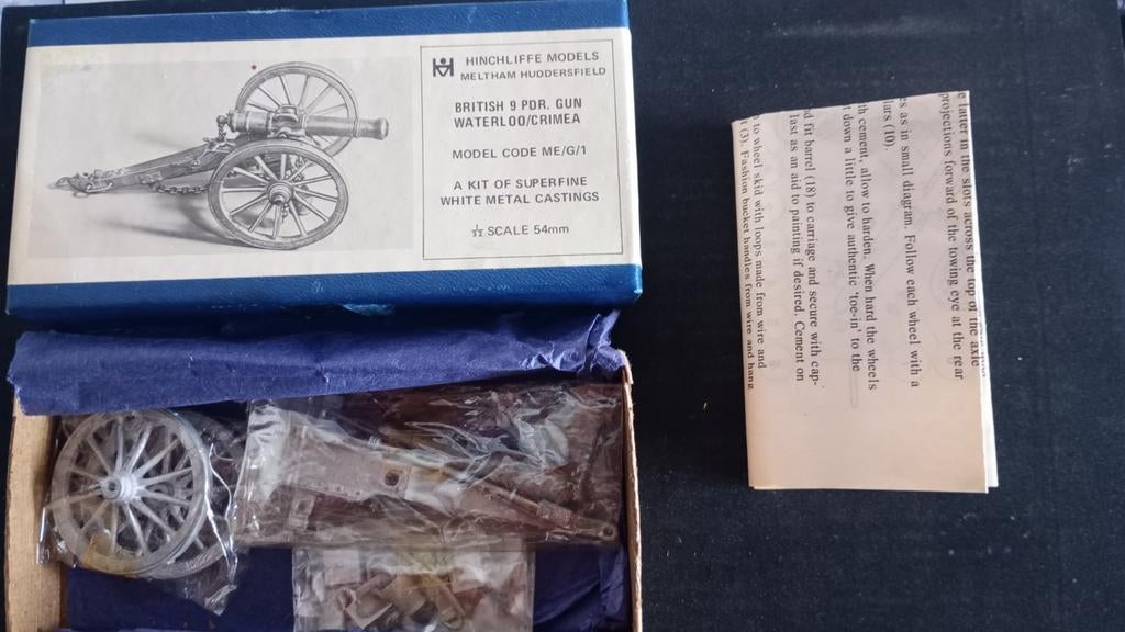 Miniatuur van Brits kanon, Ophalen of Verzenden, Nieuw, Groter dan 1:35, Figuur of Figuren