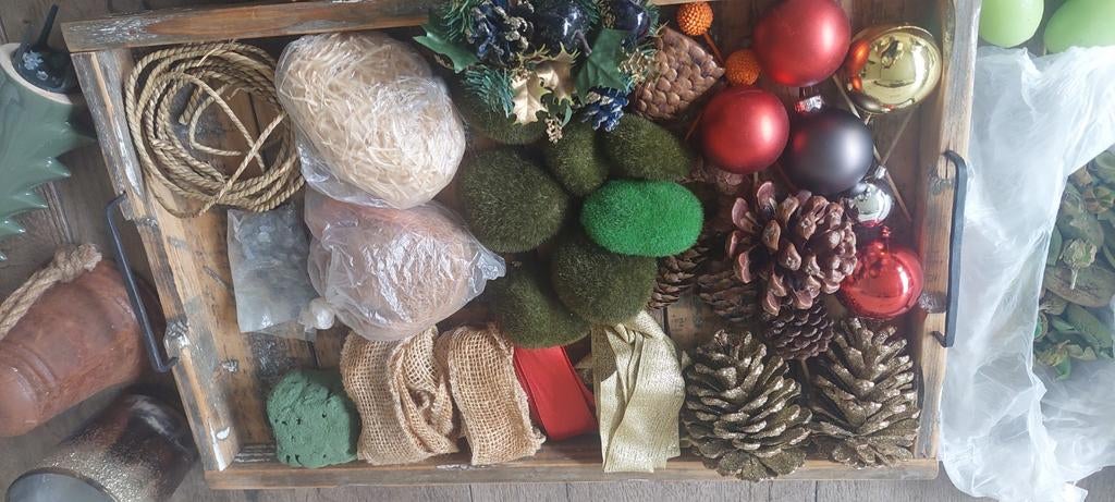 Partij diverse decoratie materialen -Lente Herfst Kerst-, Ophalen of Verzenden, Zo goed als nieuw