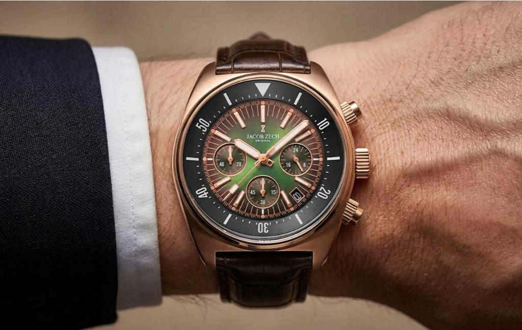 Jacob Zech Vienna horloge t.w.v € 399 NIEUW!, Nieuw, Ophalen of Verzenden, Waterdicht, Android