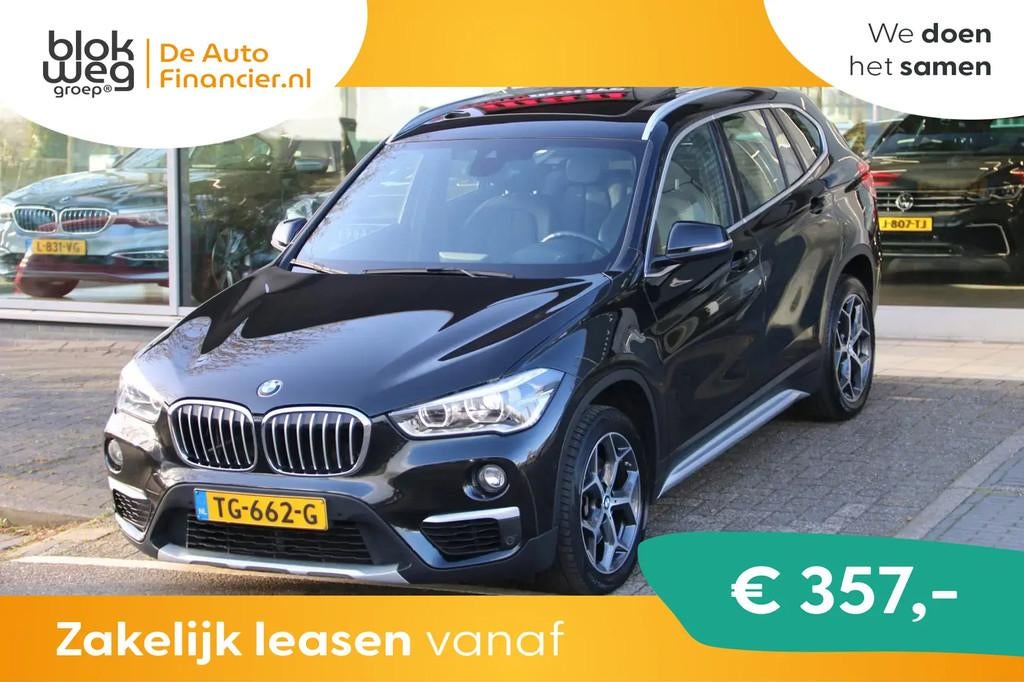 BMW X1 SDrive20i High Executive PANO-DAK DEALER € 20.995,0, 1998 cc, Zwart, Bedrijf, SUV of Terreinwagen