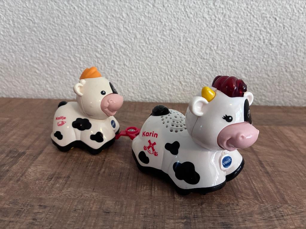 Vtech Zoef Zoef dieren Karin Koe en kalfje. Goede staat, Kinderen en Baby's, Speelgoed | Vtech, Ophalen of Verzenden, Gebruikt