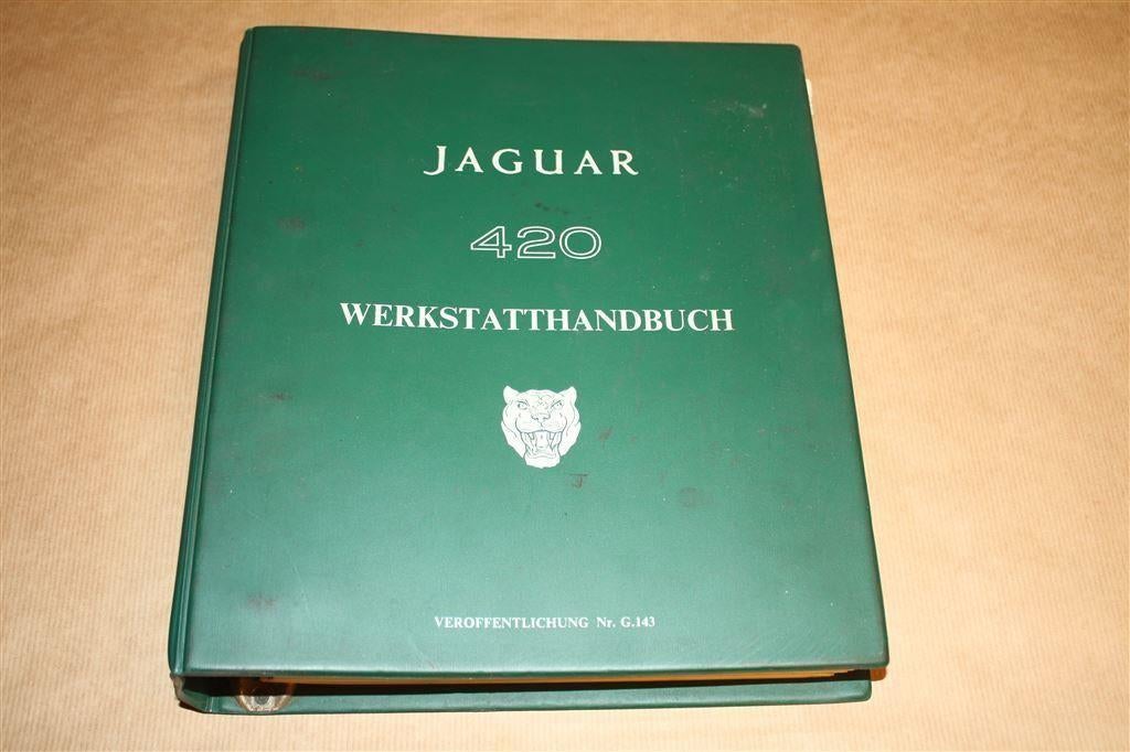 Jaguar 420 Werkstatthandbuch - circa 1970 !!, Auto diversen, Handleidingen en Instructieboekjes, Ophalen of Verzenden