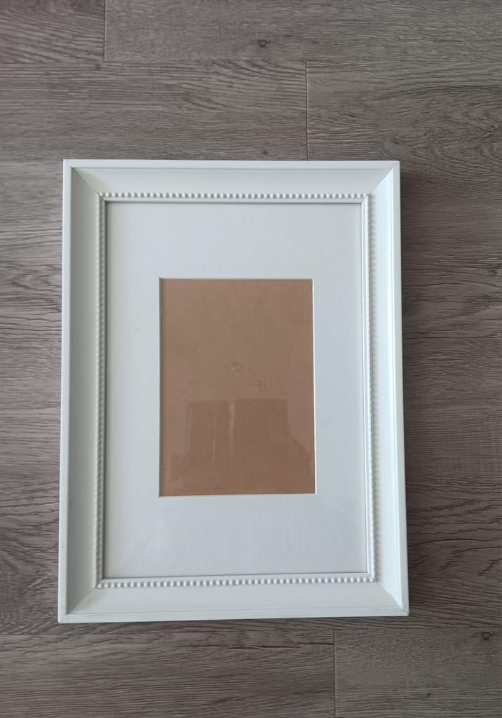 3 IKEA Sondrum fotolijsten 35x26 cm, wit, Ophalen of Verzenden