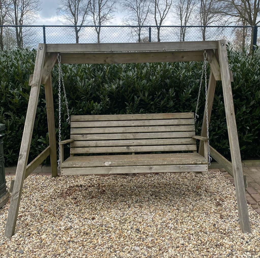Schommelbank, Tuin en Terras, Ophalen, Zo goed als nieuw, Schommelbank