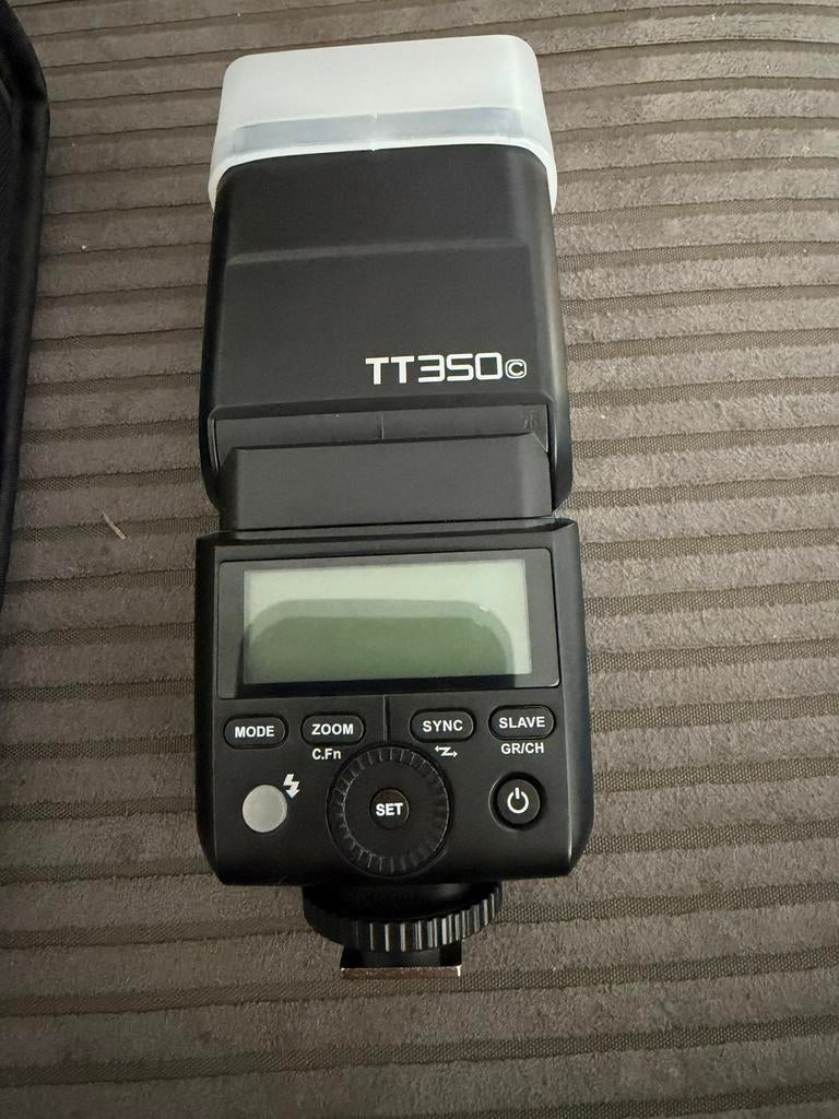 Godox Speedlite TT350 Canon, Ophalen of Verzenden, Zo goed als nieuw, Canon