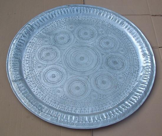 Aluminium Schaal 95 cm Serveerschaal Tafelblad, Ophalen, Overige materialen, Gebruikt, Schaal