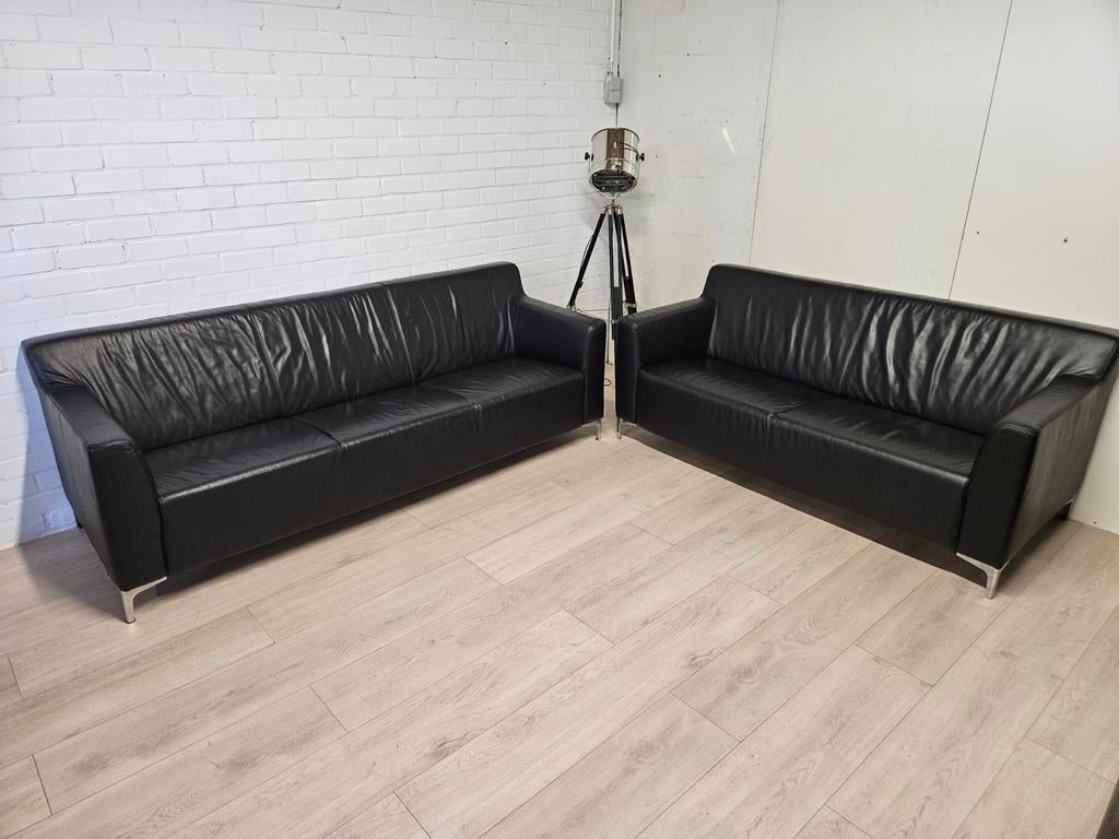 Set Montel Leren Banken | GRATIS LEVERING, Ophalen of Verzenden