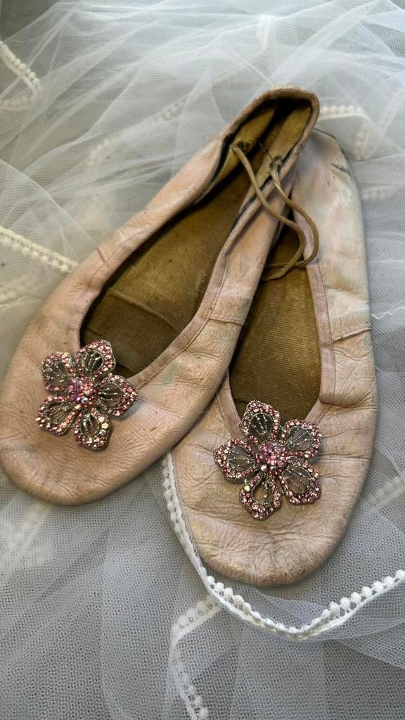 Hele oude ballet schoenen met glitter sterren woondecoratie, Ophalen of Verzenden