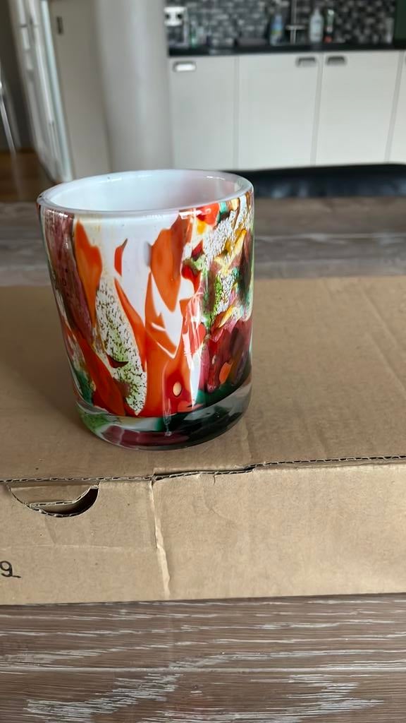 Fidrio glas, Huis en Inrichting, Ophalen, Overige kleuren, Minder dan 50 cm, Glas