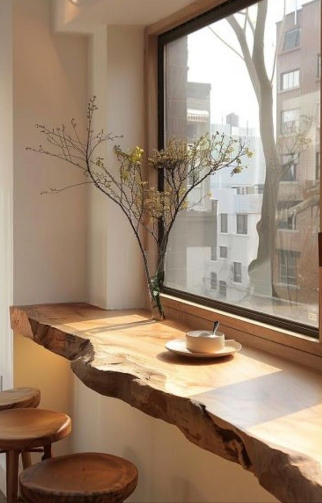 op zoek naar vensterbank planken met een boomrand zie fotos, Ophalen, Nieuw