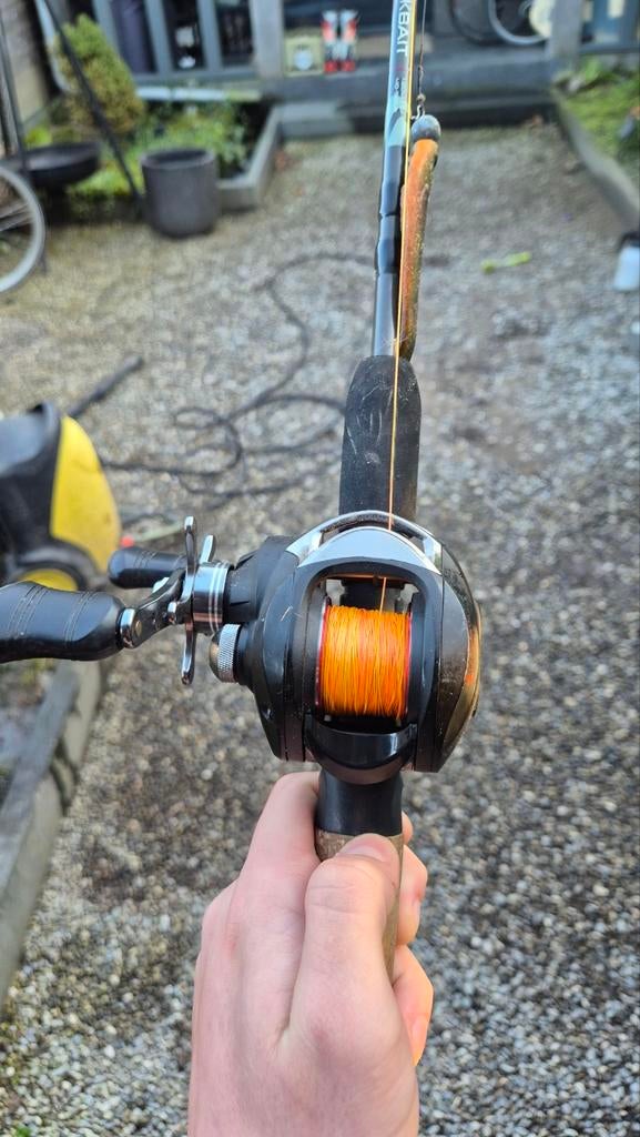 Ultimate Clever Jerkbait hengel met reel, Ophalen of Verzenden