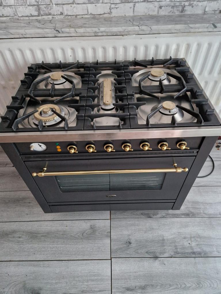 Boretti gasfornuis, 60 cm of meer, Ophalen of Verzenden, Zo goed als nieuw, Gas