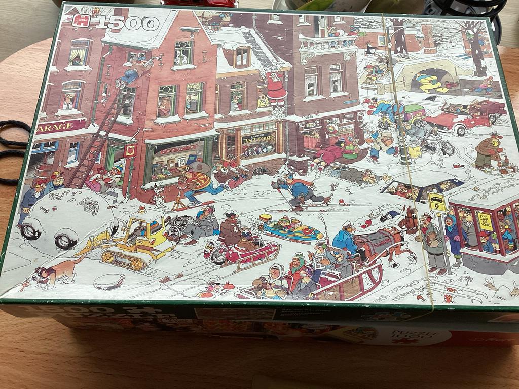 Jumbo puzzel 1500 stukjes, Ophalen of Verzenden, Meer dan 50 stukjes, Gebruikt, 6 jaar of ouder