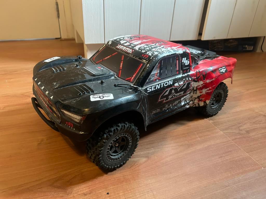 Arrma senton 3s 4x4 blx rtr, Auto offroad, Zo goed als nieuw, Schaal 1:10, RTR (Ready to Run)