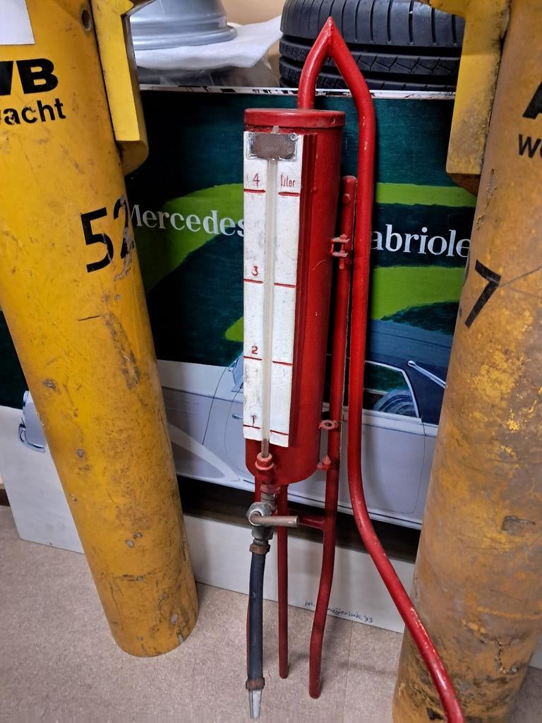 Leuke oude Janssen Petroleum pomp, stond vroeger op een vat., Ophalen, Eu, Gebruikt, Eu