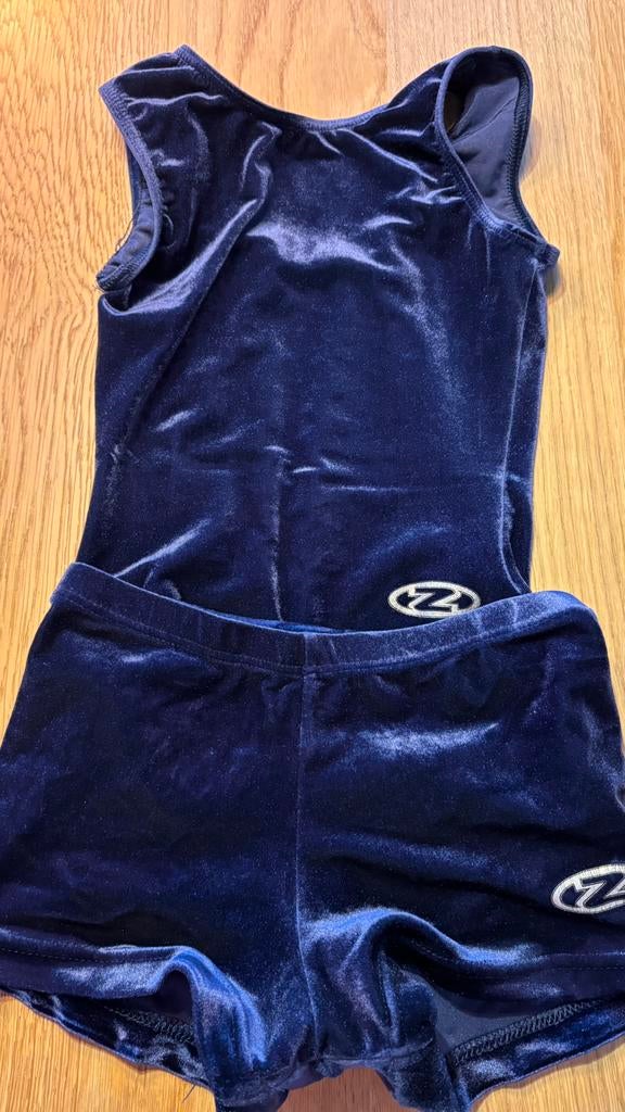 Turnpak en broekje de samensprong Prinsenbeek, Sport en Fitness, Turnen, Ophalen, Blauw, Nieuw, Kindermaat 122 t/m 140