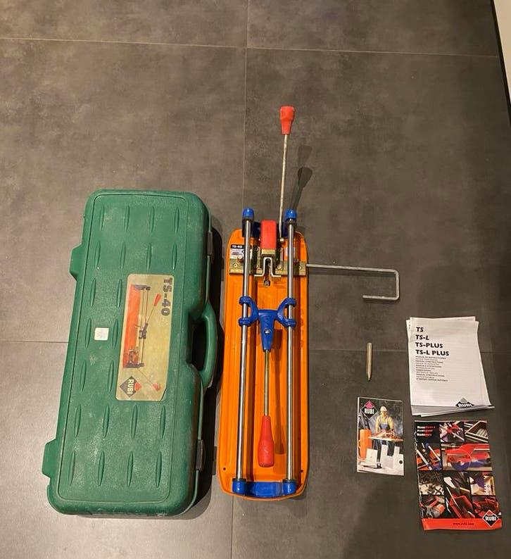 Rubi TS-40 tegelsnijder | ZGAN, Doe-het-zelf en Verbouw, Gereedschap | Handgereedschap, Zo goed als nieuw, Ophalen of Verzenden