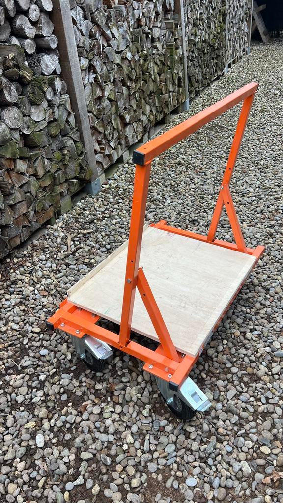 Platenwagen 250kg - Handige transportkar voor platen, Ophalen, Gebruikt, Transportkar