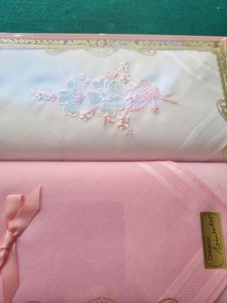 zakdoeken vintage katoen 2 stuks nieuw in verpakking, Ophalen of Verzenden, 'T Olde Gre-j, Info@toldegrej.nl, Endepoelstraat 20f Didam