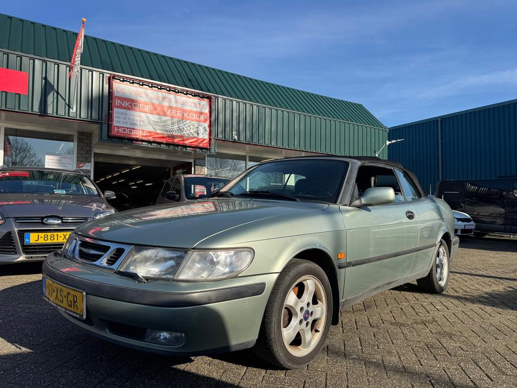 Saab 9-3 Cabrio 2.0t S. Probleem met koppakking, zo mee!, 730 kg, Gebruikt, 4 cilinders, 4 stoelen