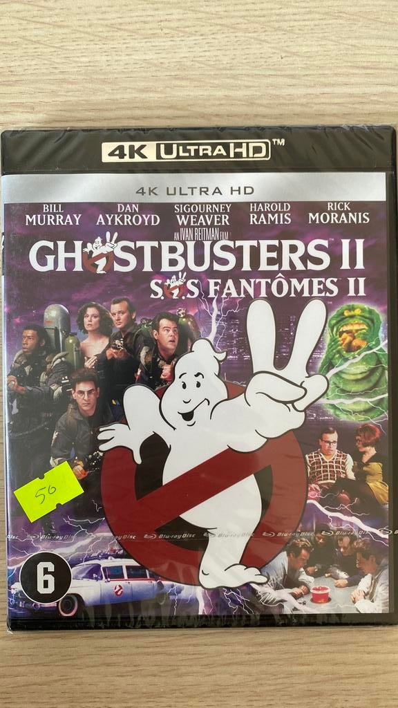 Ghostbusters 2 4K blu ray NL versie NIEUW, Cd's en Dvd's, Blu-ray, Ophalen of Verzenden, Nieuw in verpakking, Avontuur