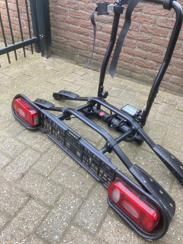 Travel & Co fietsendrager voor 2 fietsen, Auto diversen, Ophalen, Gebruikt, 2 fietsen, Trekhaakdrager