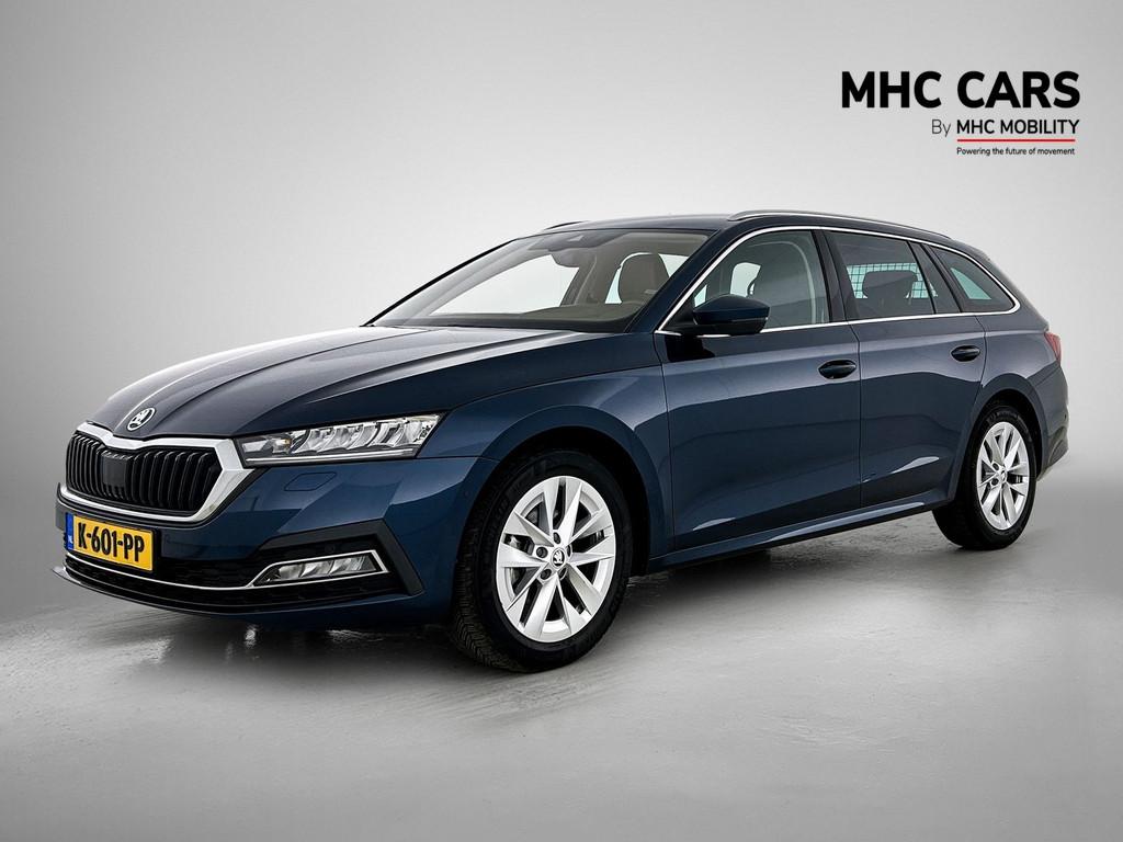 Skoda Octavia Combi 1.0 e-TSI Business Edition Plus | Trekha, Automaat, Adaptive Cruise Control, Gebruikt, Blauw