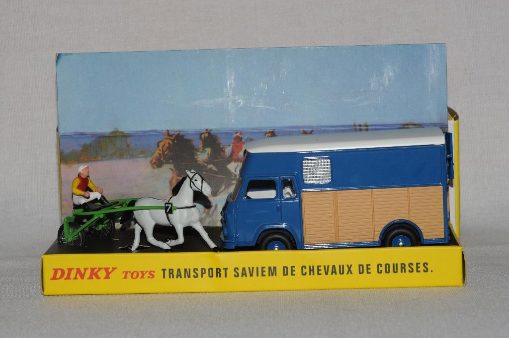 Dinky Toys paarden trailer met sulky, Ophalen of Verzenden, Nieuw, Bus of Vrachtwagen, Dinky Toys