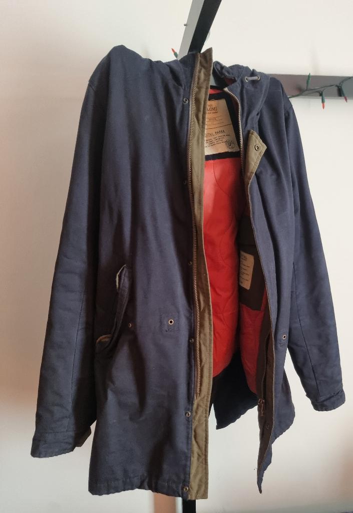 Jack&Jones Fishtail Parka Jas Medium, Ophalen of Verzenden, Zo goed als nieuw, Jack and Jones, Maat 48/50 (M)