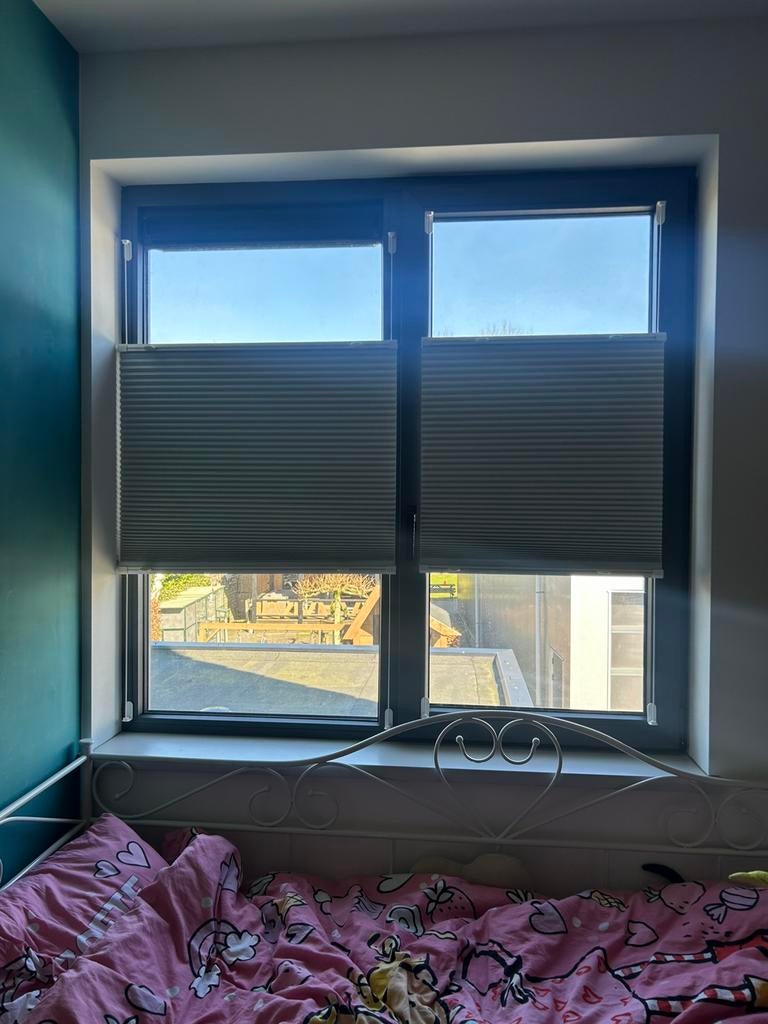 3 x hornvallmo gordijn., Ophalen, 100 tot 150 cm, 200 cm of meer, Wit