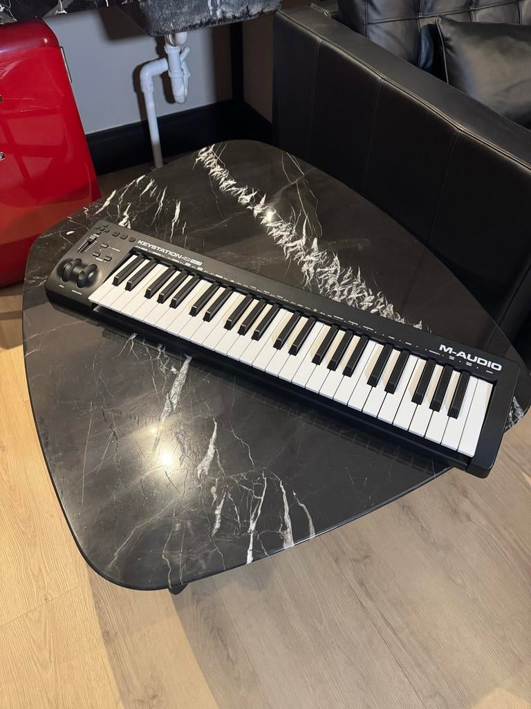 M-Audio Keystation 49 MK3 MIDI Keyboard Controller, Zo goed als nieuw, Aanslaggevoelig, Ophalen, 49 toetsen