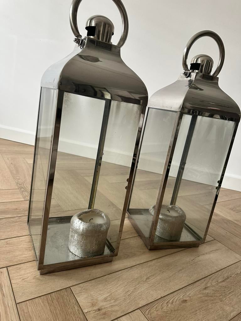 Lifestyle windlichten lantaarn kaarshouders, Huis en Inrichting, Ophalen of Verzenden, Zo goed als nieuw, 150 tot 200 cm