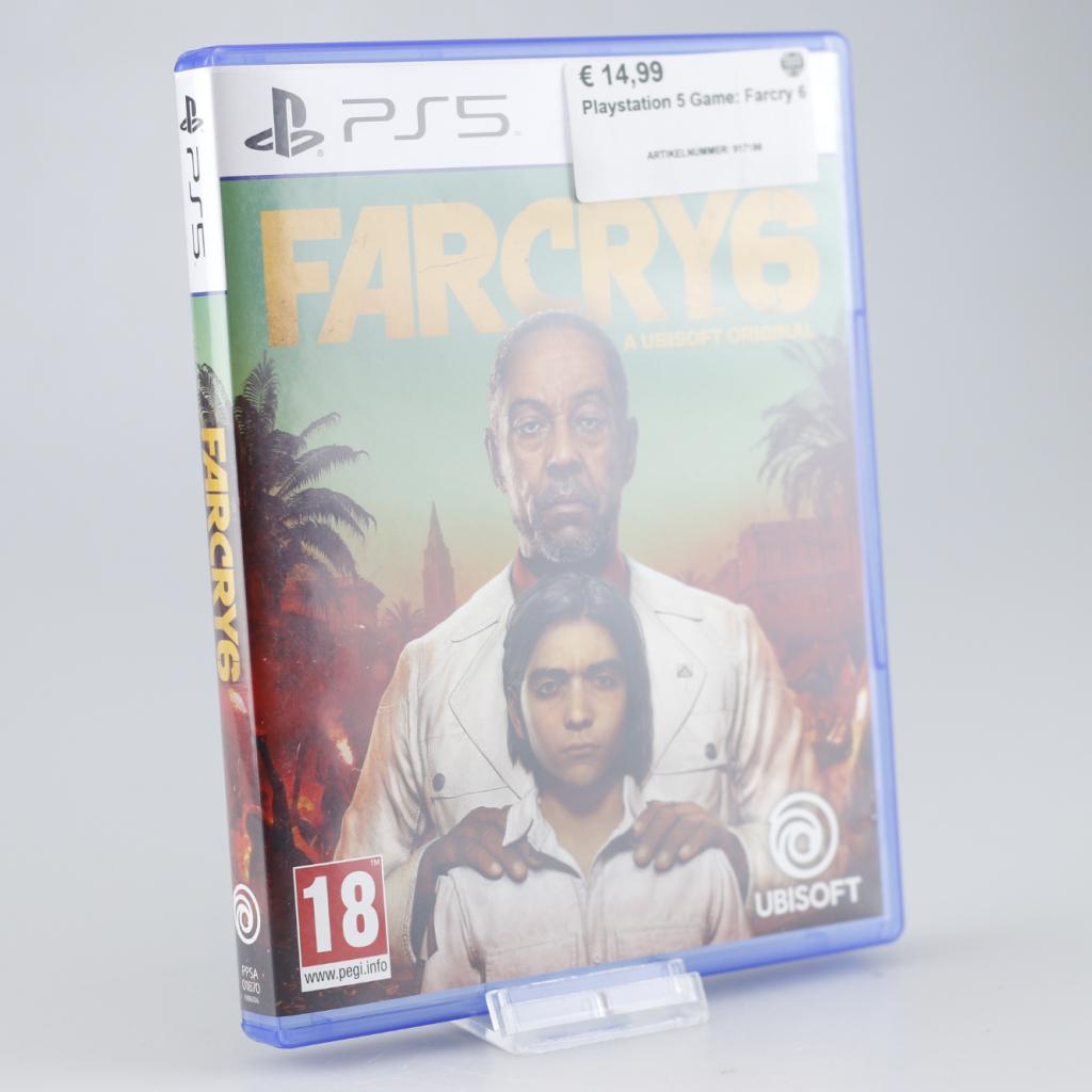 Playstation 5 Game: Farcry 6, Sony, Zo goed als nieuw, Support@sony.com, 1-7-1 Konan, Minato-ku
Tokyo 108-0075
Japan