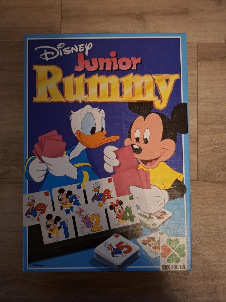 Junior Rummy(cub), Hobby en Vrije tijd, Gezelschapsspellen | Bordspellen, Zo goed als nieuw, Ophalen of Verzenden
