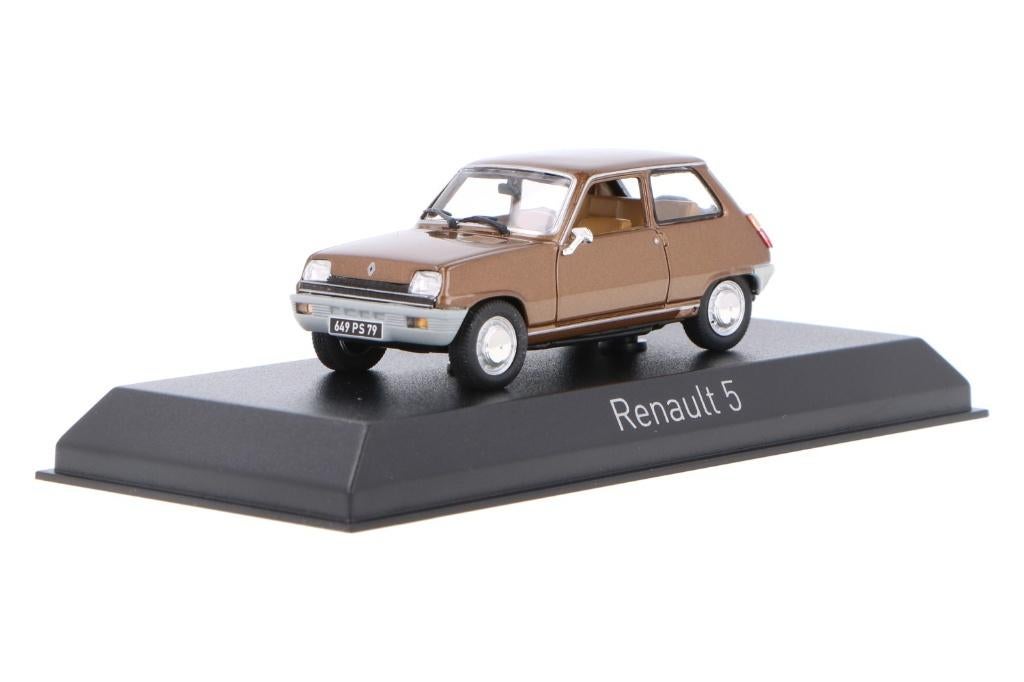 Renault 5 TL 1974 Bruin Modelauto 1/43 Norev Nieuw, Auto, Norev, Ophalen of Verzenden, Norev