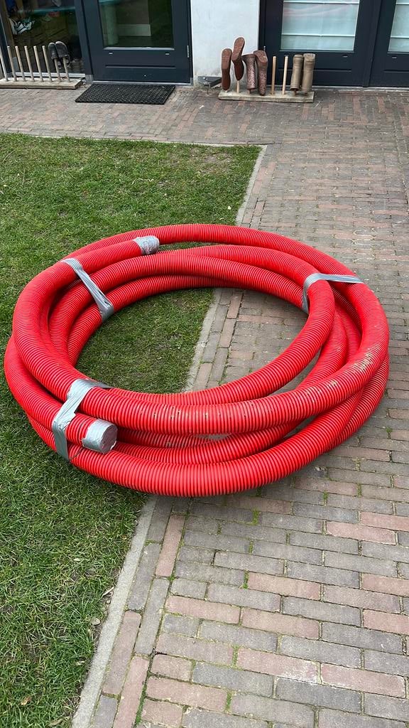 Mantelbuis met trekkoord 20 meter, Doe-het-zelf en Verbouw, Buizen en Afvoer, Overige materialen, 6 meter of meer, Overige typen