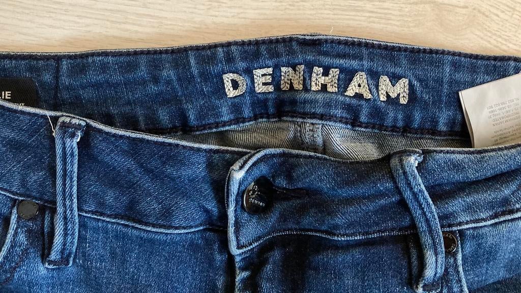 DENHAM jeans ‘Jolie’ maat W32 L28, Kleding | Dames, Ophalen of Verzenden, Zo goed als nieuw, Blauw, W27 (confectie 34) of kleiner