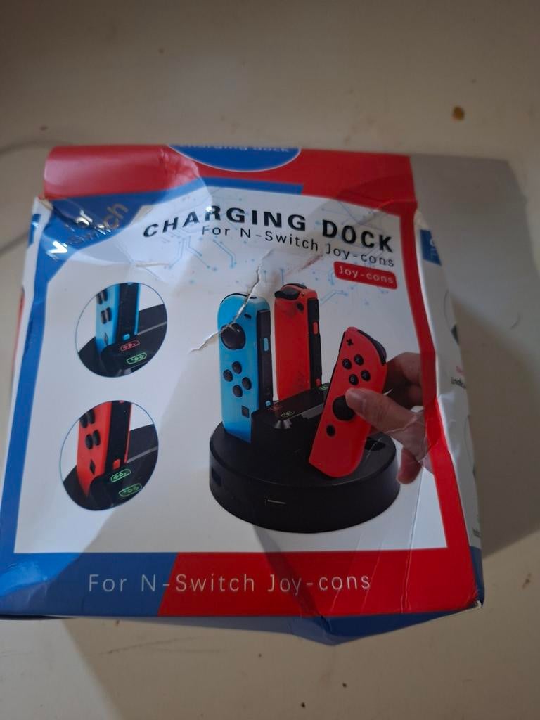 Nieuwe Joy-Con Oplader Dock voor Nintendo Switch, Ophalen of Verzenden, Nieuw, Switch, Oplader of Kabel