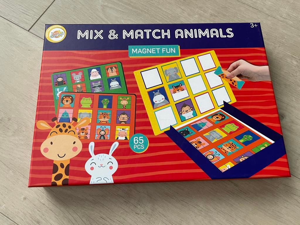 Toy Universe - Mix & Match Animals magneetspel, Kinderen en Baby's, Speelgoed | Educatief en Creatief, Ophalen of Verzenden, Nieuw